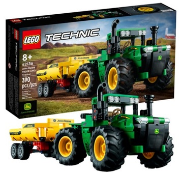 LEGO Technic 42136 Трактор с прицепом Конструкторы ФЕРМЕРСКАЯ ТЕХНИКА