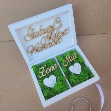 Свадебный набор Коробка для конвертов/вешалки для колец