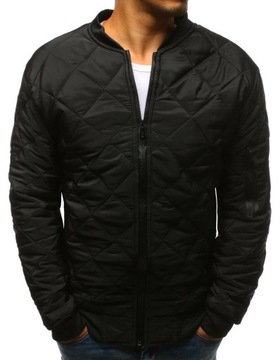 KURTKA MĘSKA PIKOWANA BOMBER JACKET tx2215 - XXL