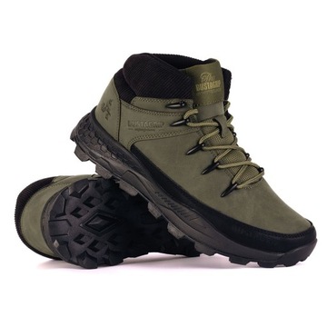 Buty sportowe Bustagrip Perun 2 Army czarne khaki męskie 43