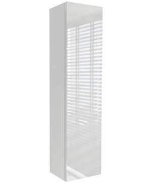 WISZĄCY SŁUPEK ŁAZIENKOWY do łazienki biały +POŁYSK 100x25x25cm bez uchwytu