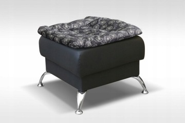 ELEGANCKA PUFA ASIA 55X55 WYSOKIE NÓŻKI KWADRAT
