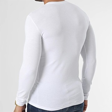 Emporio Armani koszulka longsleeve męska biała 111023-3R512-0010 M