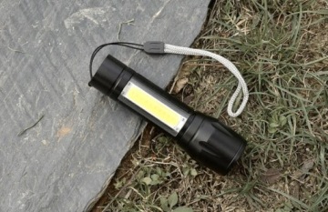 ВОЕННЫЙ ТАКТИЧЕСКИЙ ФОНАРЬ СУПЕРМОЩНЫЙ USB LED ВСТРОЕННЫЙ АККУМУЛЯТОР