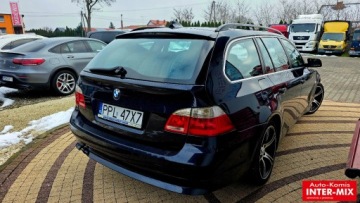 BMW Seria 5 E60 Sedan 2.5 525i 218KM 2006 BMW Seria 5 Zarejestrowany kombi bogata wersja gaz LPG 2.5 BenzynaLPG, zdjęcie 2