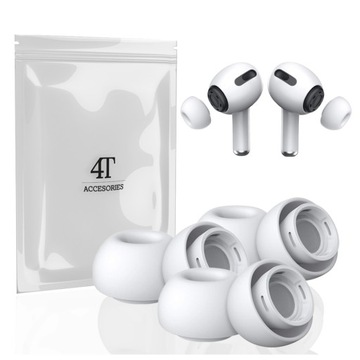 GUMKI GUMECZKI WKŁADKI DOUSZNE EAR TIPS DO APPLE AIRPODS PRO 1 / 2 MAŁE S