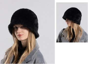 ШАПКА-ШАПКА ЖЕНСКАЯ ЗИМНЯЯ, УТЕПЛЕННАЯ, ПЛЮШОВАЯ
