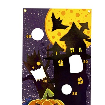 Набор баннеров для игры на Хэллоуин, товары для вечеринок, полиэстеровая ткань, стиль 11