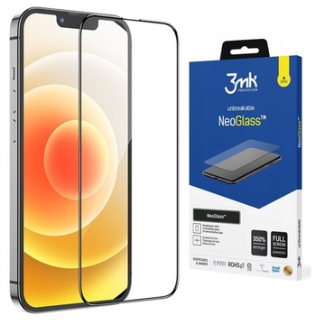 Szkło do IPHONE 13 /13 PRO FULL 3MK NEOGLASS Pełne Hybrydowe