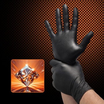 ПЕРЧАТКИ НИТРИЛОВЫЕ B. STRONG WORK VELO STRONG GRIP - S 50 ШТ.