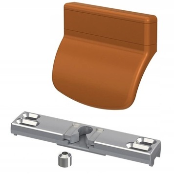 Zatrzask balkonowy pochwyt zamek palacza ZŁOTY DĄB