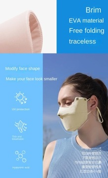 Sunscreen for Face Visor UV Protection Mask Sun Protection Sunlight