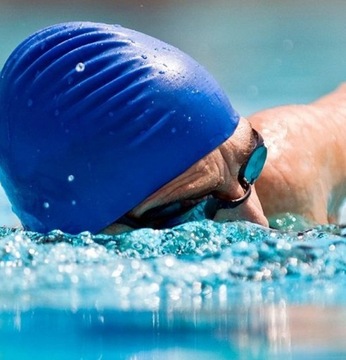 CZEPEK SILIKONOWY PŁYWACKI na BASEN KĄPIELOWY