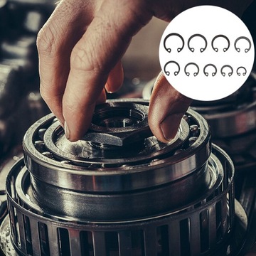 Pierścień mocujący Klamra Stal 2 zestawy