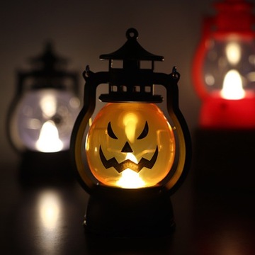 Lampa dyniowa Retro przenośna latarnia Horror Rekwizyty Atmosfera