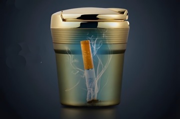 СВЕТОДИОДНАЯ АВТОМОБИЛЬНАЯ ПЕПЕЛЬНИЦА С ЗАКРЫВАЮЩЕЙСЯ КОРЗИНОЙ ВМЕСТО СВЕТОДИОДНОЙ КРУЖКИ