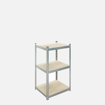 Regał metalowy PIKA ocynk 3 półki 90x50x40