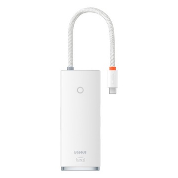 Adapter BASEUS HUB przejściówka 5w1 Typ C do HDMI 3xUSB 3.0 USB-C PD