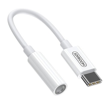 ADAPTER PRZEJŚCIÓWKA USB-C MINI JACK 3,5MM KABEL AUX DO SAMSUNG DAC JOYROOM