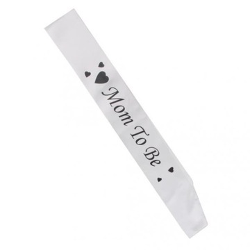 Be with Heart Pattern Sash Baby Shower