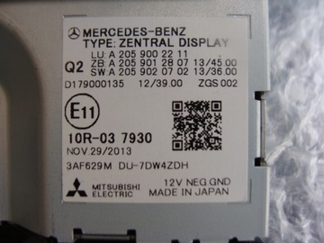 ДИСПЛЕЙ МОНИТОР GPS MERCEDES a2059002211 НОВЫЙ