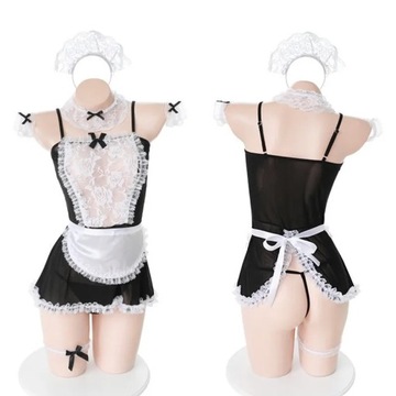 КОМПЛЕКТ ЖЕНСКОГО БЕЛЬЯ SEXY MAID OUTFIT XL