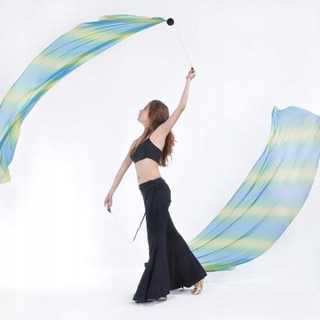 2x Poi rzucane piłki Fairy Belly Dance Stage