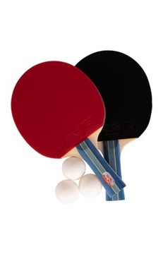 Zestaw do ping ponga tenisa stołowego paletki + piłeczki Double Fish 236A