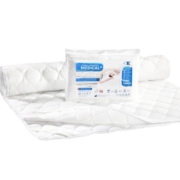 PODKŁAD OCHRANIACZ MATA NA MATERAC ŁÓŻKO 160x200 TOPPER NAKŁADKA MEDICAL