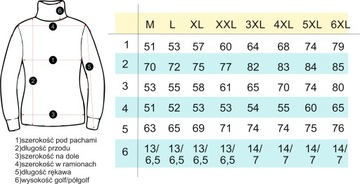 Półgolf męski 100% bawełna PRODUKT POLSKI czarny rozmiar XXL