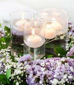 Плавающие свечи для украшения ваз 10 свечей
