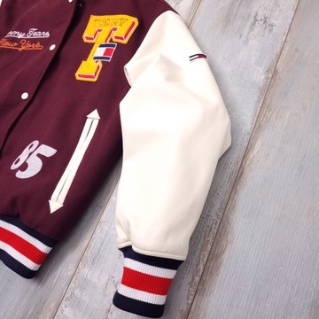 Tommy Jeans LETTERMAN JACKET Bomber Damska Kurtka Bomberka Bejsbolówka