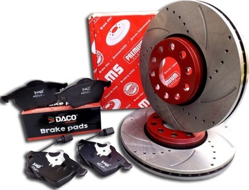TARCZE i KLOCKI DO AUDI A4 B6 B7 A6 C5 PASSAT B5 Nawiercane 288mm
