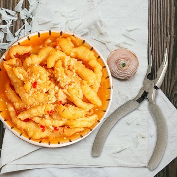 Щипцы для курицы без костей Щипцы для курицы без костей из нержавеющей стали, серые