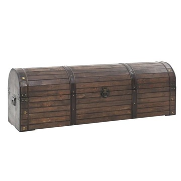 SKRZYNIA DO PRZECHOWYWANIA STYL VINTAGE DREWNO 120