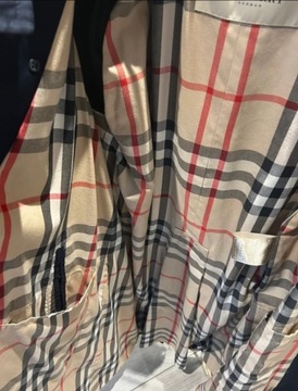 Burberry trencz męski płaszcz z podpinką 52