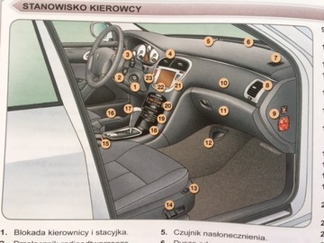 PEUGEOT 607 + navi инструкция по эксплуатации на польском языке