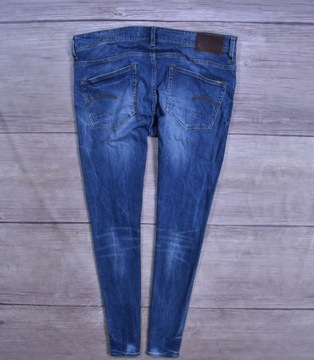 G STAR RAW Super Slim Jeansy Męskie W38 L32