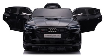 AUDI E-TRON NA AKUMULATOR SKÓRA PILOT S-LINE AUTO 4X4 MIĘKKIE KOŁA EVA