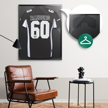 ACAZA Premium | Rama na Koszulkę 70x90 cm | Aluminiowa Rama + Pleksi |Sport