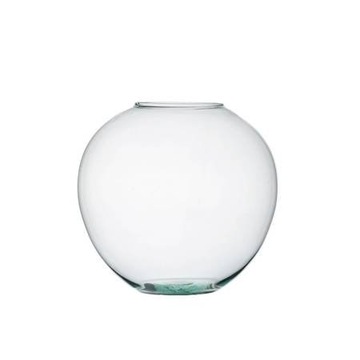 Szklany wazon kula las w szkle D:28 cm