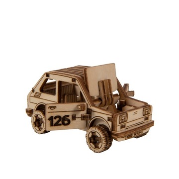 Деревянный 3D-пазл Механический раллийный автомобиль 3