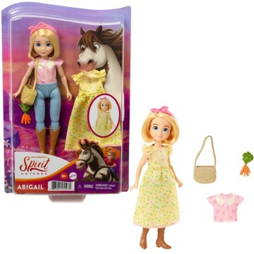 Mattel Spirit: Spirit of Freedom Кукла Эбигейл + платье и аксессуары GXF19