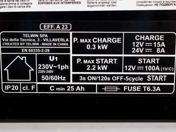 Telwin Alaska 200 Start - Зарядное устройство