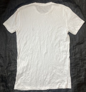 AllSaints Spitalfields All Saints oryginalny Biały T SHIRT/ koszulka /S