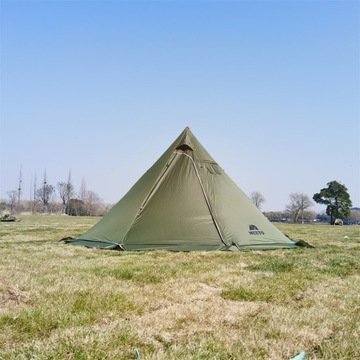 4-6 People Tipi Hot Tent with Stove Jack Camping
