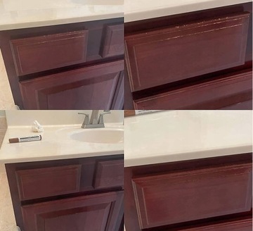 XXL набор для ремонта деревянных мебельных щитов, маркер 21 шт. воск