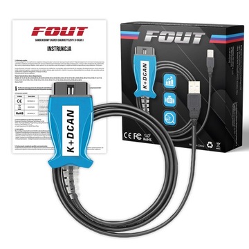 K DCAN DO BMW KABEL INTERFEJS DIAGNOSTYCZNY OBD2 INPA ISTA NCS TESTER OBD 2