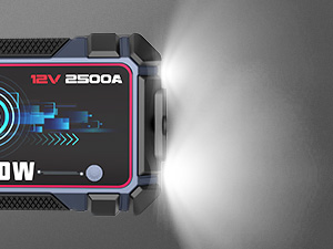 BOOSTER JUMP STARTER POWERBANK TORCH 2500A 22800 мАч AVAPOW A27