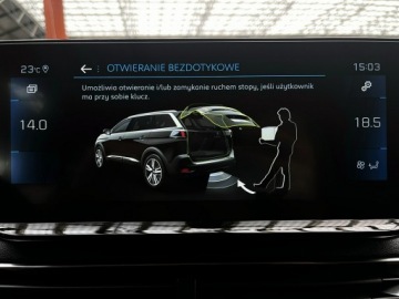 Peugeot 5008 II Crossover Facelifting 2.0 BlueHDi 177KM 2023 Peugeot 5008 7OSÓB ALLURE LED 1wł Bezwyp Kraj, zdjęcie 32
